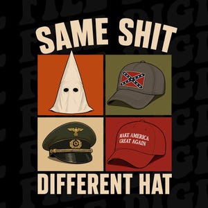 Same Shit Different Hat PNG T-Shirt, Funny Sarcastic Graphic Tee, Adult Humor Shirt, Black Unisex Statement Top
