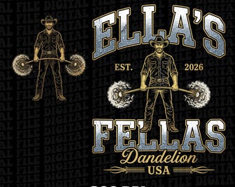 Ella’s Fellas PNG, Country Concert Shirt Design, Retro Western Graphic PNG, Vintage Cowgirl Fan Tee, Nashville Music PNG (Digital Download)