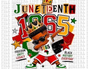 Bruh It's Juneteenth PNG, Black Kids Boy PNG, Juneteenth 1865 Freedom Day Png, Black Young King Sublimation, Black History Digital Download