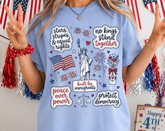 Stars Stripes Equal Rights PNG, Patriotic Doodle PNG, 4th of July Equality Design, USA Independence Day Digital Download