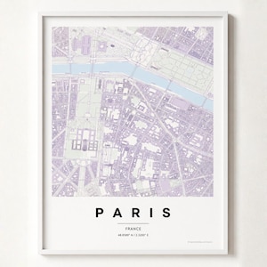 Personalized Digital City Map Poster, Premium Architectural Printable Gallery Wall Art