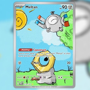 Meltan Card - Etsy