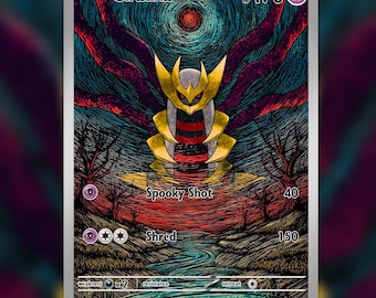 ギラティナ EX 別アート ホログラフィック ポケモン TCG ポケット 自作