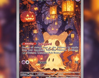 Mimikyu Full Art Proxy Card – Handmade Fan Art
