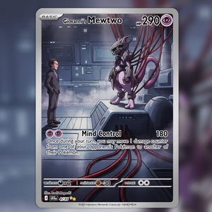 shadow mewtwo pokemon card AR[SV2a 183/165](Enhanced Expansion Pack "Pokemon 151")  Pikamew HK Featuring a striking image of the captivating character Pokemon  Mewtwo SVP 052