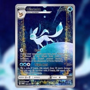 Glaceon Full Art - Etsy