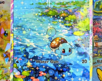 Squirtle handmade tcg proxy fan art card full art Genetic Apex set