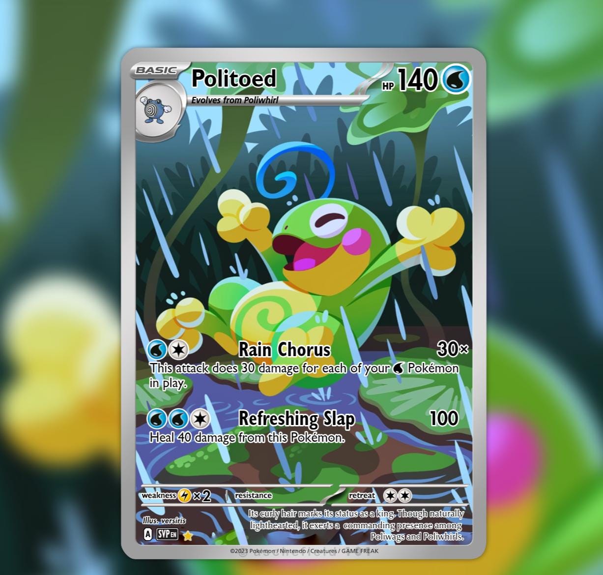 Politoed Card - Etsy