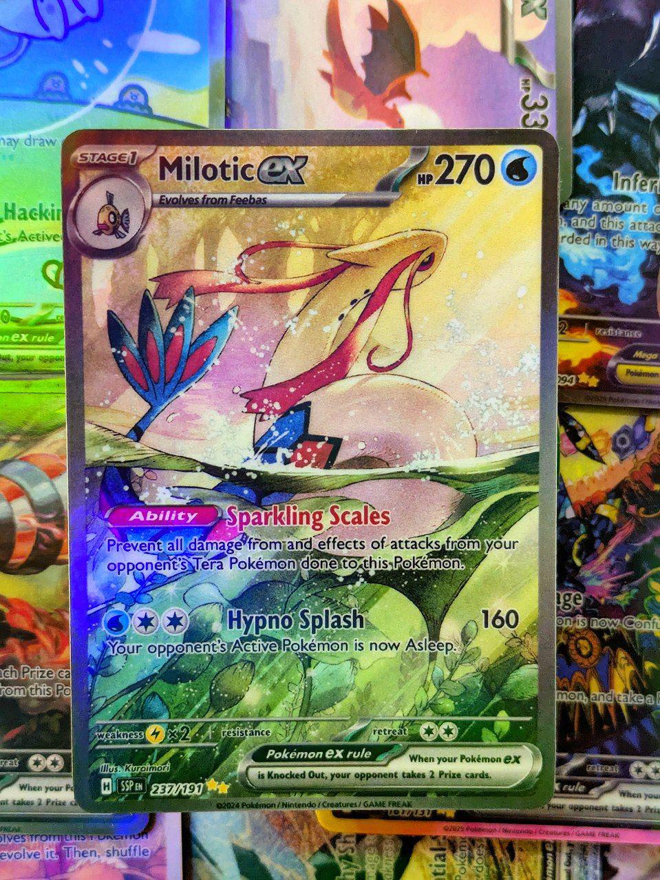 milotic v pokemon card (5/101) (Delta Species) [EX: Dragon Frontiers] not actual card. Milotic V Full Art Rare