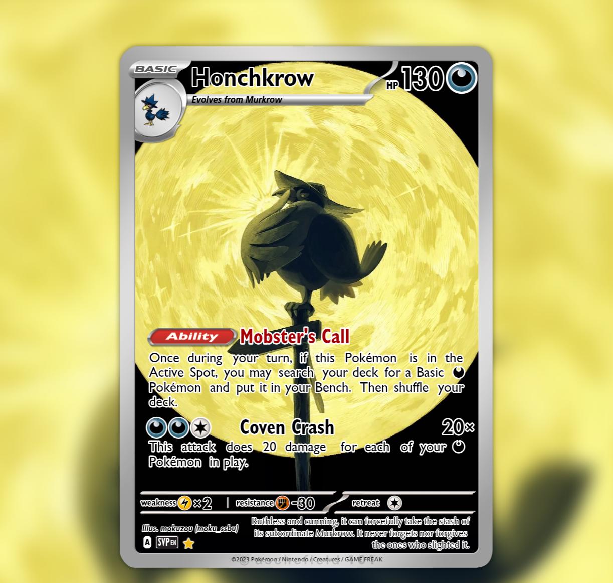 honchkrow pokemon card Honchkrow | SMGuardians Rising
