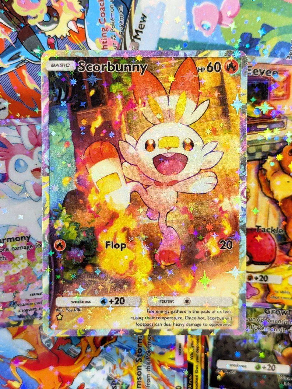 shiny scorbunny pokemon card POKMON SHINING FATES SV015/SV122 (HOLO) Toys & Games [Water] x2 Retreat Cost Scorbunny Card - Etsy Australia
