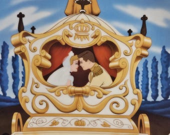 Klassische Cinderella Erinnerungsstücke aus der ersten Sammlerserie, die Szenen aus dem Originalfilm zeigt - dies ist die achte