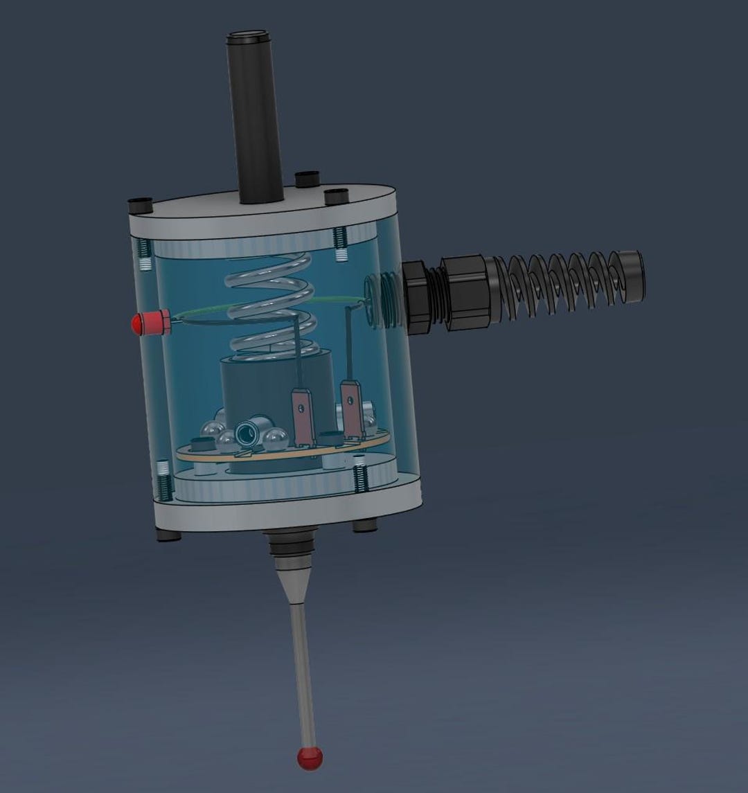3D Touch Probe for Hobby Milling Machines, 3D Printing DIY - Etsy