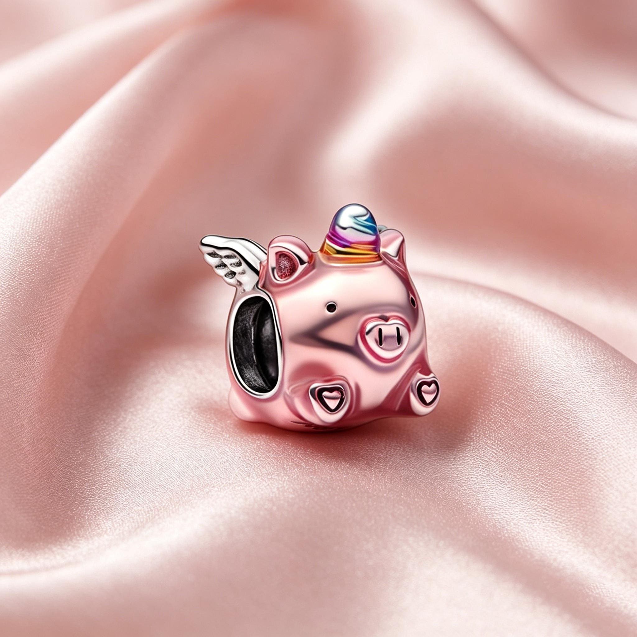 Pandora pig charm - Etsy 日本