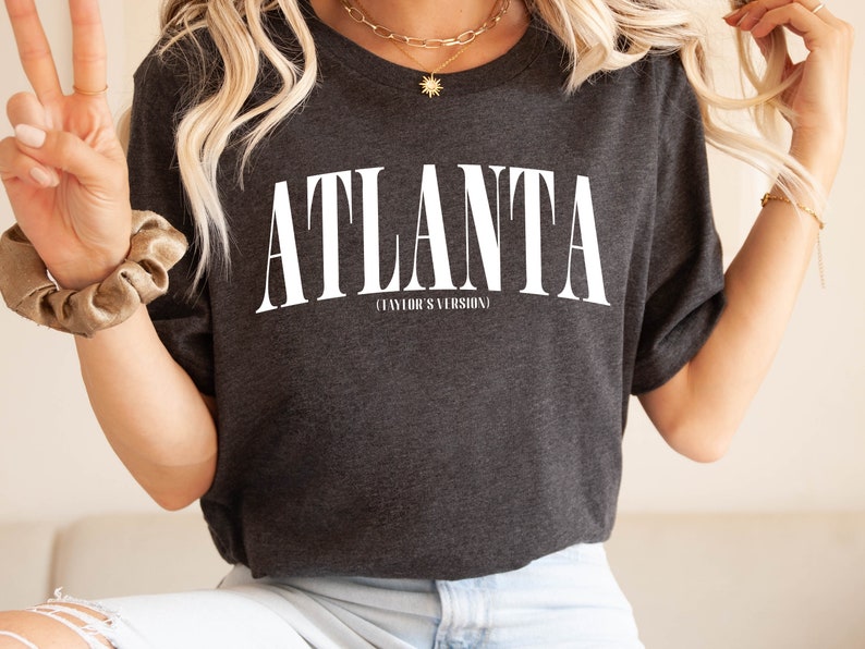 Atlanta Taylor's Version Atlanta N1 April 28 Eras Tour City Unisex Shirt Surprise Songs Swiftie Gift Concert Merch image 2