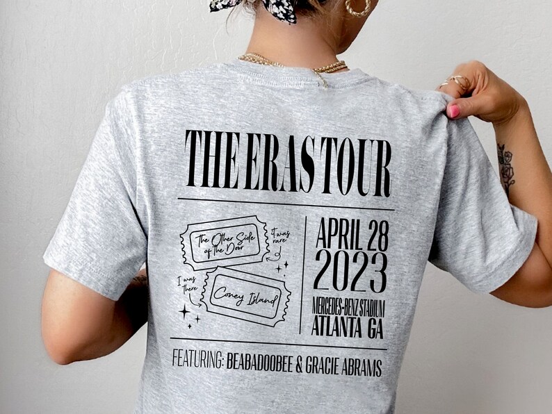 Atlanta Taylor's Version Atlanta N1 April 28 Eras Tour City Unisex Shirt Surprise Songs Swiftie Gift Concert Merch image 5
