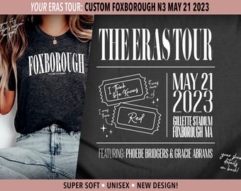 Foxborough Taylor's Version | Foxborough N3 May 21 | Eras Tour City Unisex Shirt | Surprise Songs | Swiftie Gift | Concert Merch