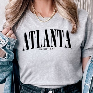 Atlanta Taylor's Version Atlanta N1 April 28 Eras Tour City Unisex Shirt Surprise Songs Swiftie Gift Concert Merch image 4