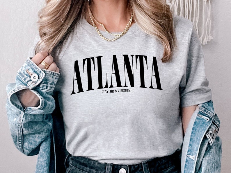 Atlanta Taylor's Version Atlanta N1 April 28 Eras Tour City Unisex Shirt Surprise Songs Swiftie Gift Concert Merch image 4