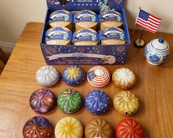 Boîte surprise anti-stress Liberty Dumplings Édition Limitée Fête de l'Indépendance, jouet anti-stress sur le thème de la fête nationale américaine