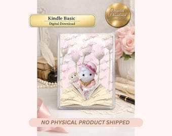 Wkładka Calico Critter do Kindle Basic (4,3” x 6,2”) Przezroczysta wkładka do druku w etui do pobrania w wersji cyfrowej