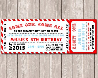 Free Printable Ticket Style Invitations 6
