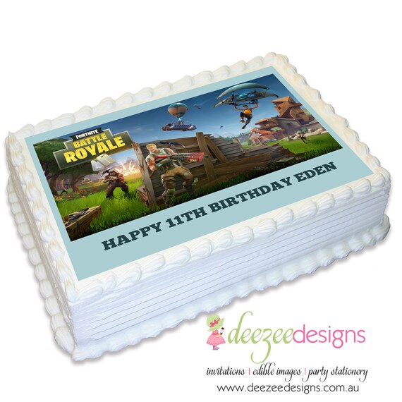 image 0 - fortnite a4 cake topper