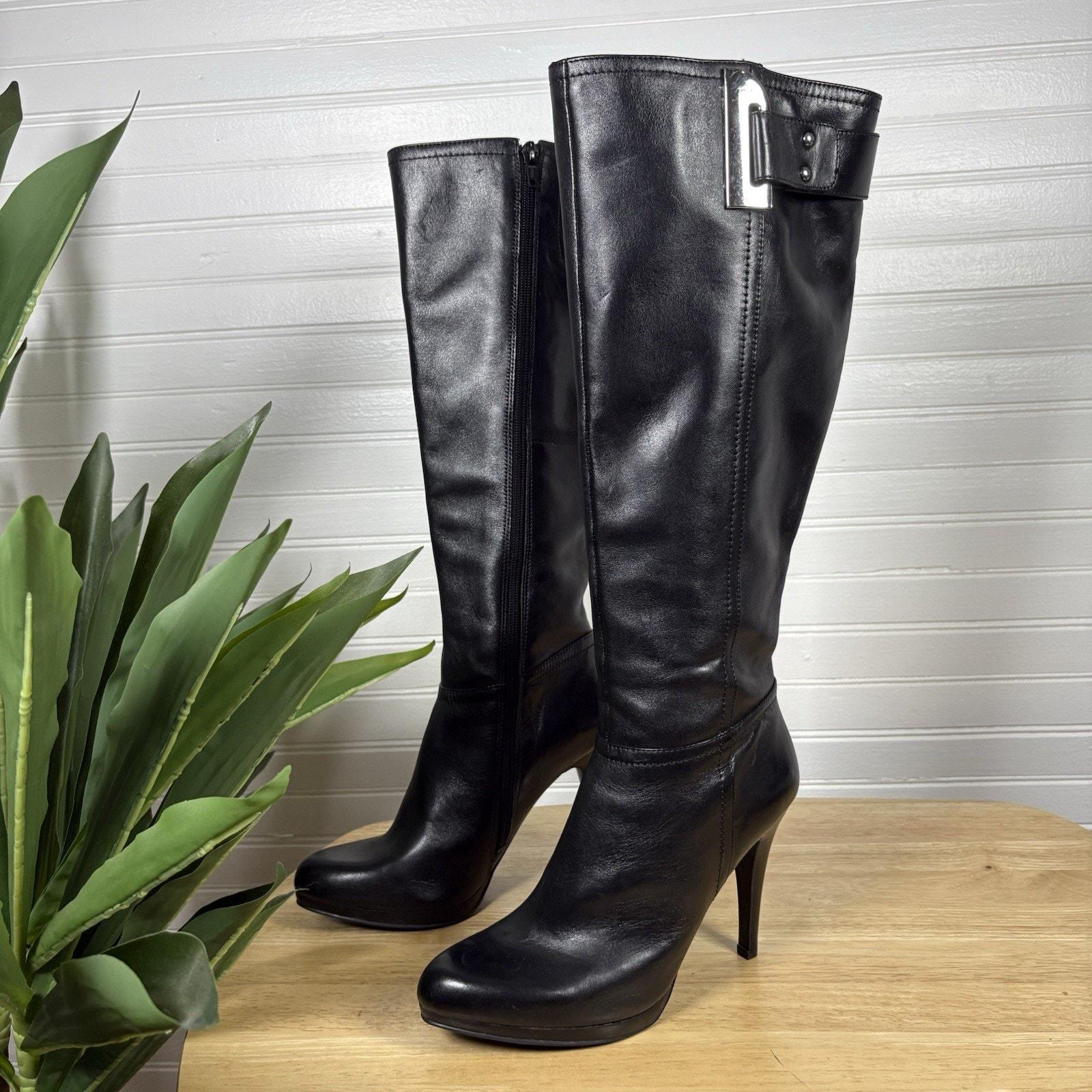 Y2k Knee High Boots - Etsy