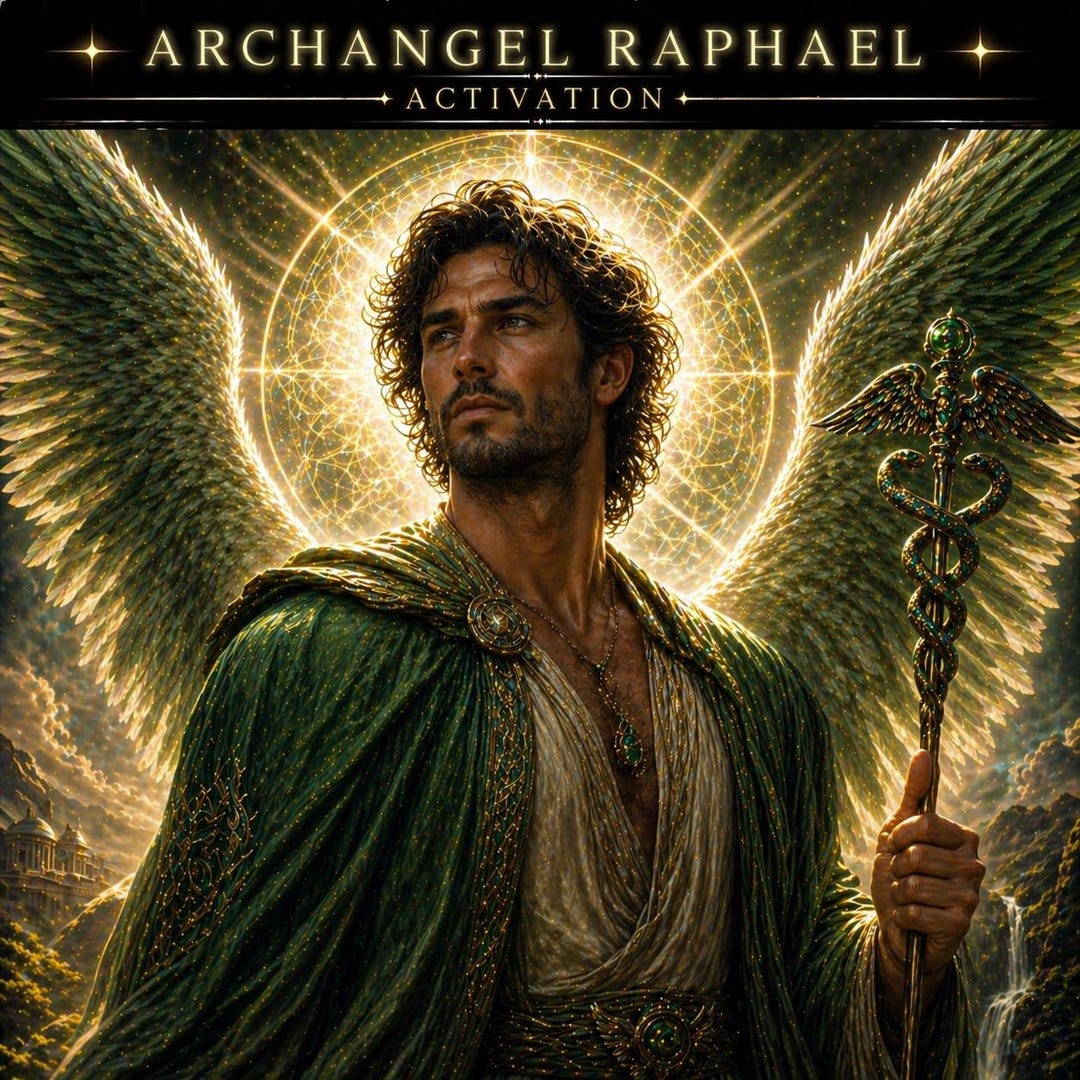 Archangel Raphael: High-frequency Artwork + Personalized Energy Report ...