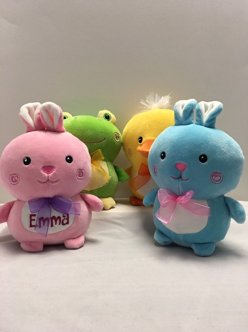 Stuffed Toy Duck Frog Baby/'s First Easter Plush Bunny Personalized Super Soft