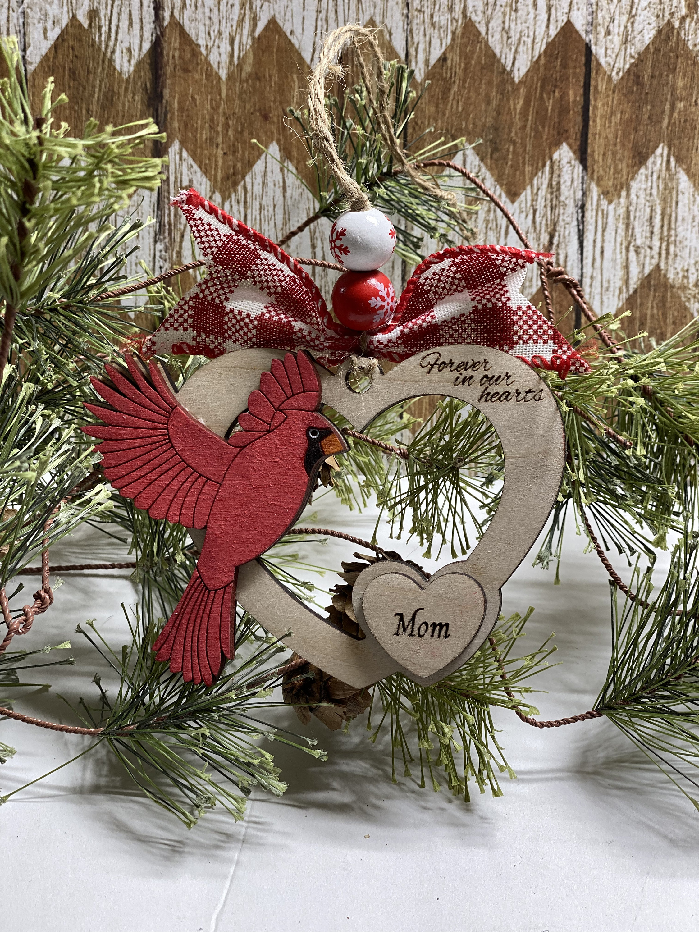 Personalized - Cardinal Cardinals - Memorial - Christmas Tree ...