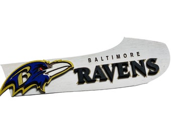 Add on Outfit for Dachshund Doxie - Baltimore Ravens - Football - Weiner Dog - Large Round Wooden Shiplap Door Hanger / Wreath / Sign