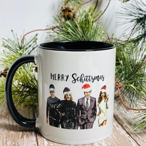 Merry Schittsmas | Christmas | Present for Her Him | Ceramic Mug