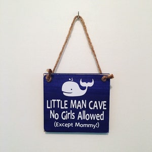 Featured image of post Little Man Cave Wooden Sign : To this day, this is still one of our favorite signs to make because it's always fun to think of the little boy's room it will hang in, as it hopefully completes a rustic, woodsy themed nursery.