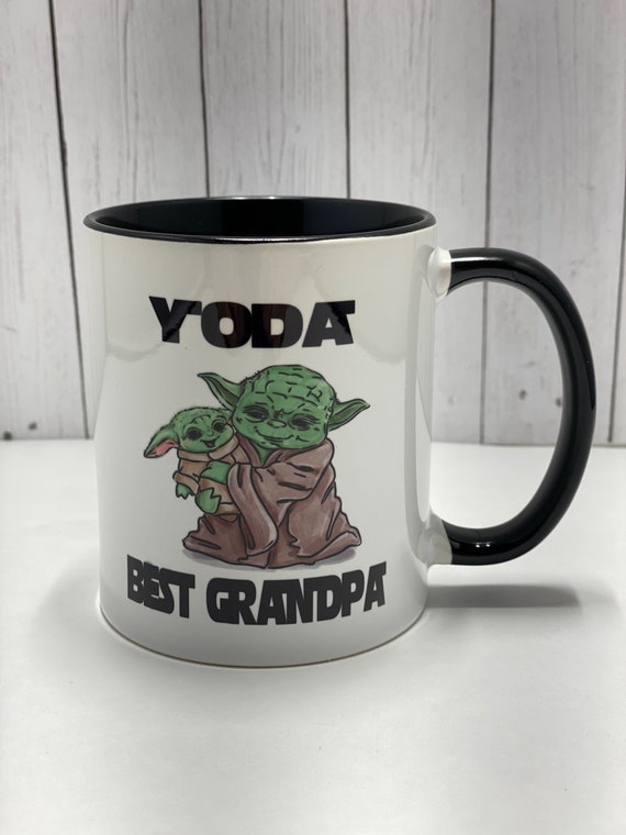 Yoda Best Dad Ever Whiskey Glass Star Wars Gift Personalized Etched Low  Ball Glass Father's Day Custom Names Engraved Grandpa Papa Daddy