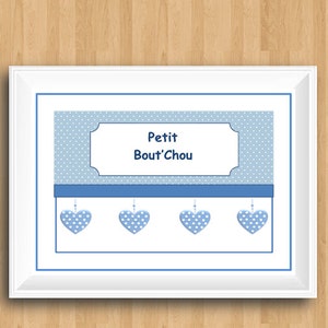 Petit Bout&#39;Chou,Boy Nursery Print,French Nursery Print,French Nursery Quote,Boys Nursery Decor,Nursery Art,Children French Print