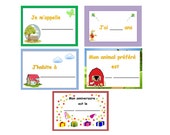 INTRODUCE YOURSELF in FRENCH-Teaching Resources-Role Play-Activities-Educational Cards-School Cards-French Language-Learning Activities-Kids