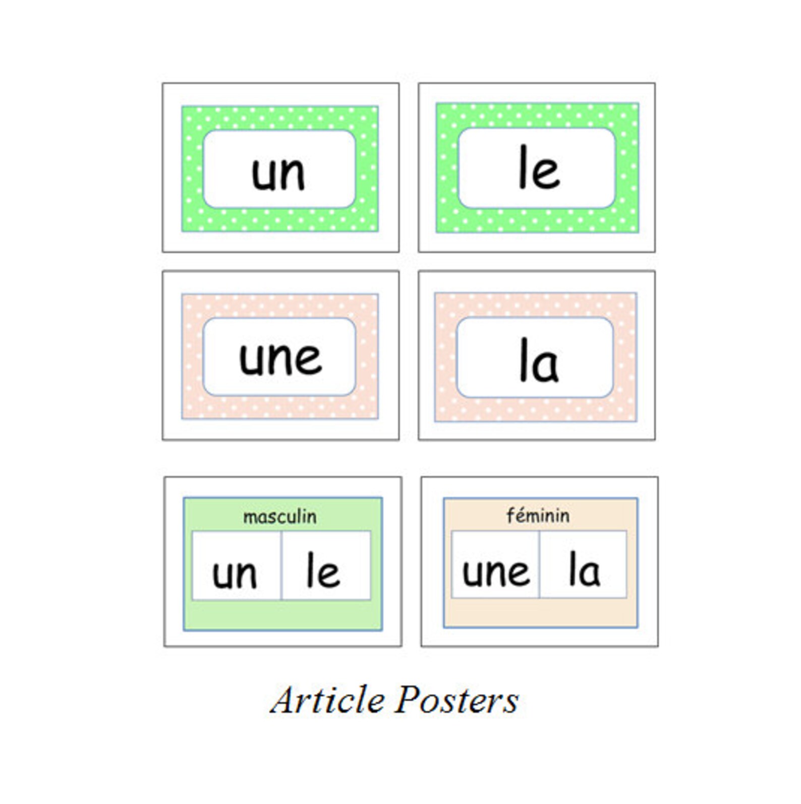 MASCULINE & FEMININE of French Nounseducationlearn French Words
