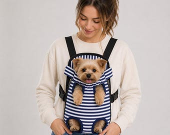Front Dog Carrier Backpack, Small Pet Travel Bag, Hands Free Hiking Bag