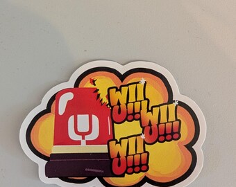 WiiU gaming sticker