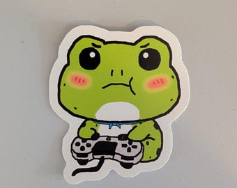 Frog gaming sticker