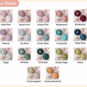 Triple Slot Velvet Ring Box, 17 Colors Personalized Engagement Ring Box, Proposal Ring Bearer [N] image 3