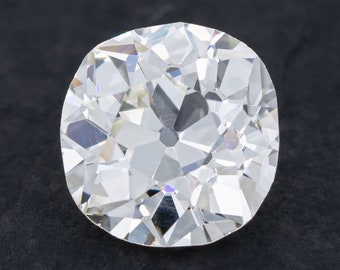 1.33ct GIA Certified Old Mine Cut Diamond: Antique Loose Diamond