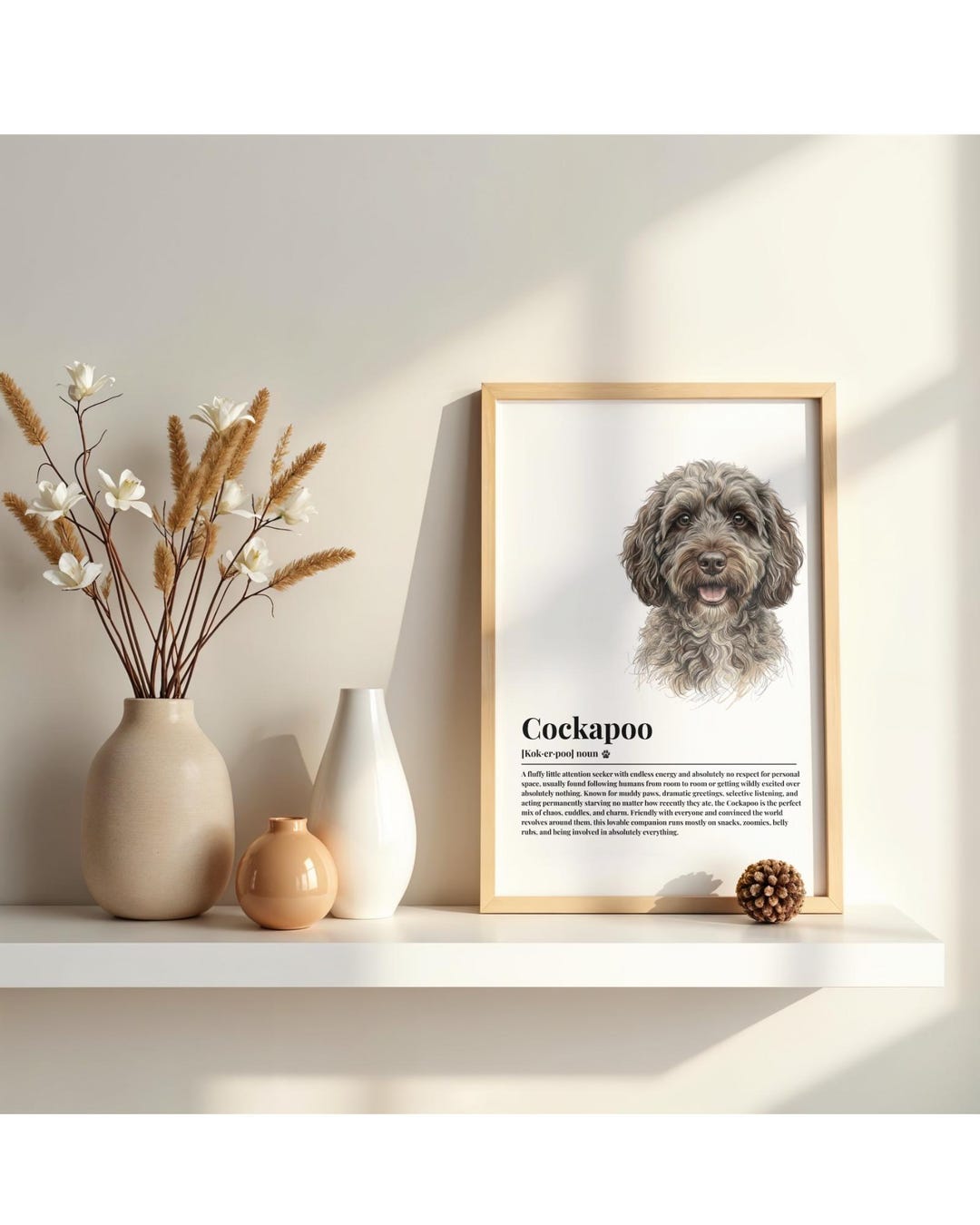 Cockapoo Funny Dog Poster - Etsy