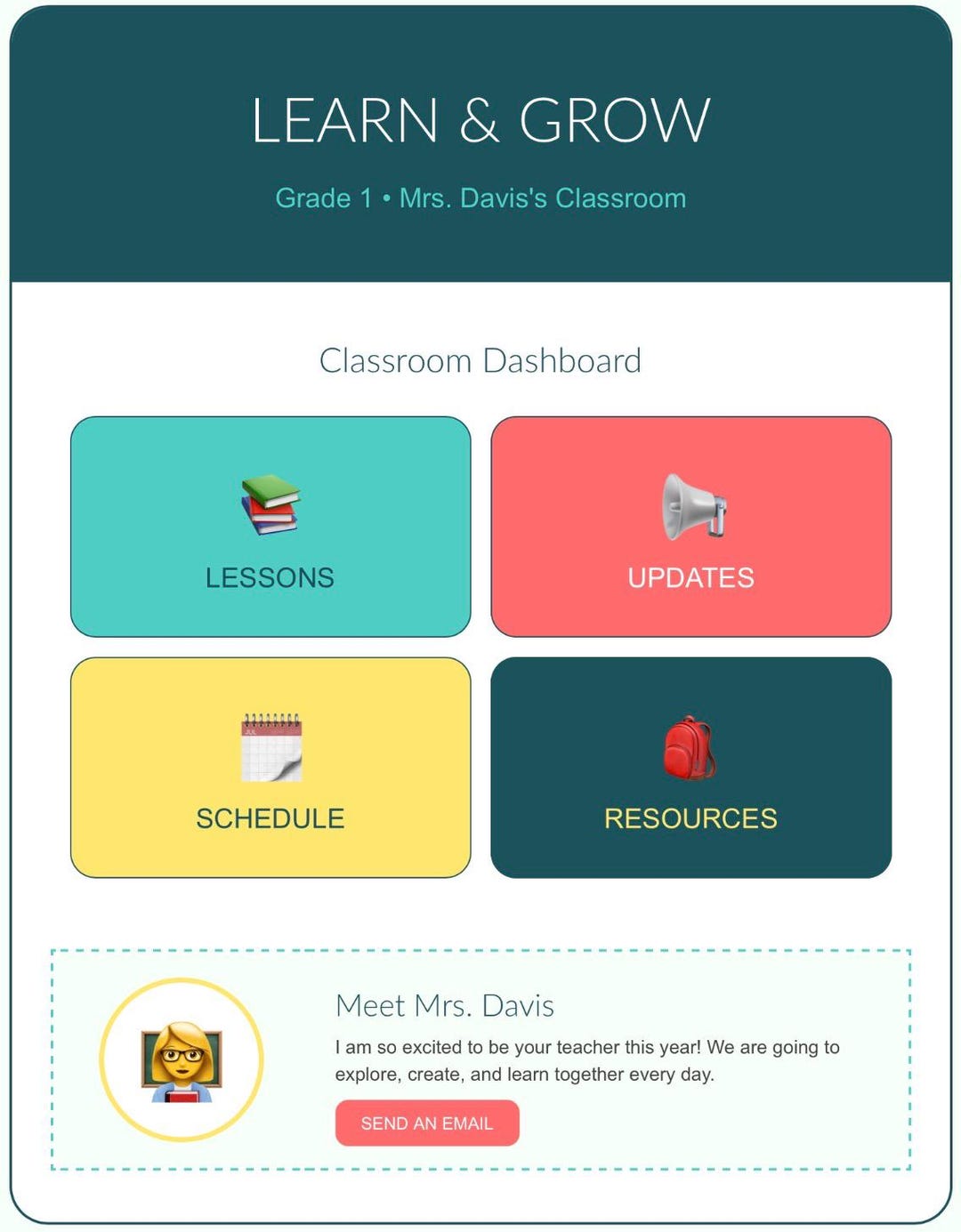 Canvas LMS Elementary Template Kit | Modern Primary Collection - Etsy