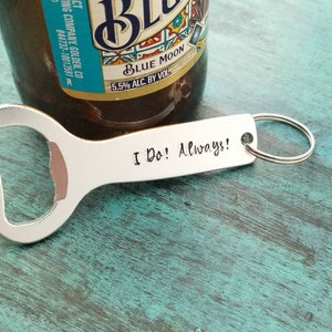 Happy Anniversary Gift, 5-10-15-25-30 years, Beer Bottle Opener, 30th Wedding Anniversary gift Husband Boyfriend Wife Gag Funny Snarky Gift image 9