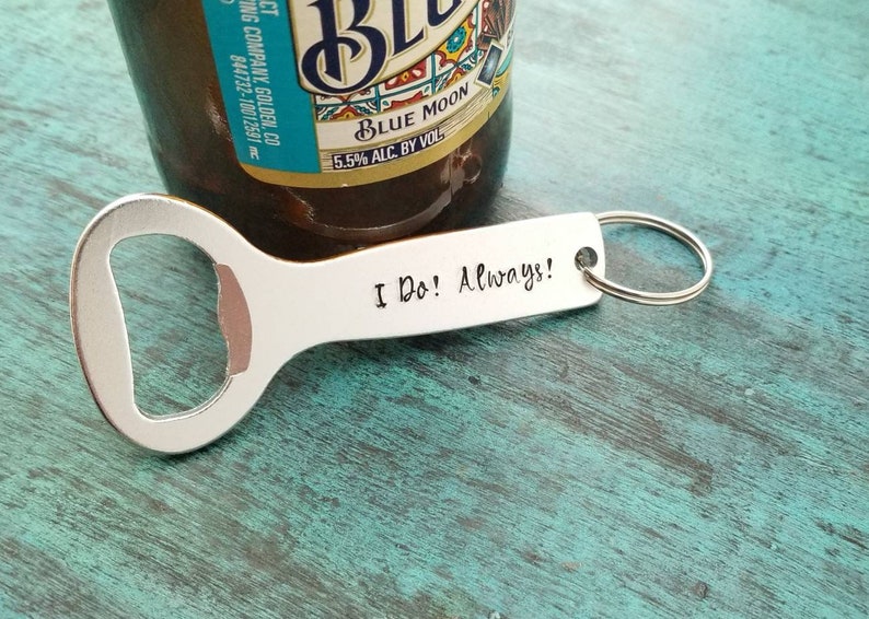 Happy Anniversary Gift, 5-10-15-25-30 years, Beer Bottle Opener, 30th Wedding Anniversary gift Husband Boyfriend Wife Gag Funny Snarky Gift image 9