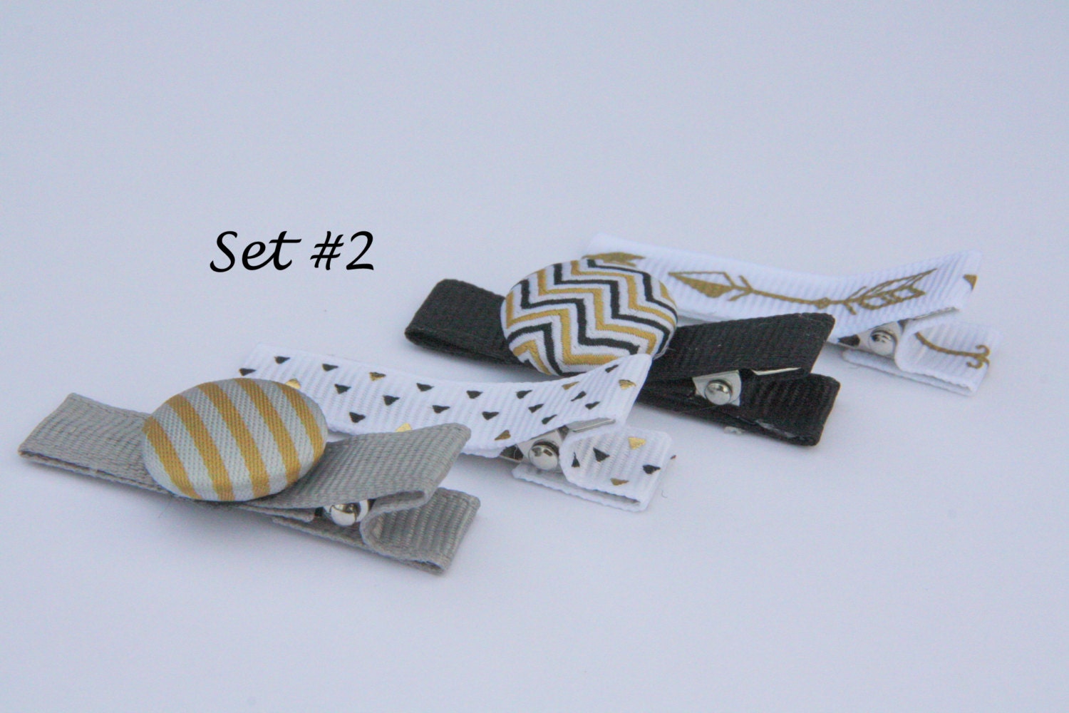 Cabello Barrette Set Hair Clip Niño Barrettes Girl Oro Barrette Niño