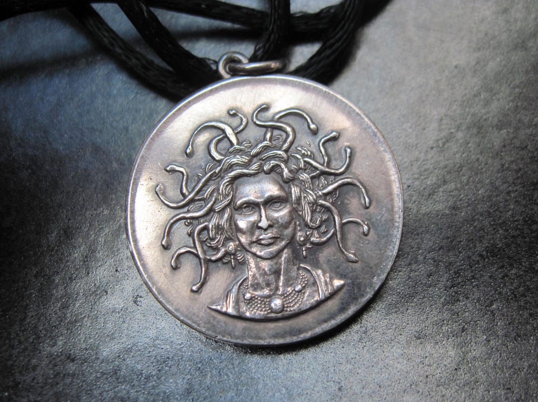 Medusa Gold Coin Hair Slides main image 1