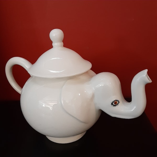 Vintage Carlton Ware Lustre Elephant Teapot England